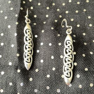 925 silver dangle earrings